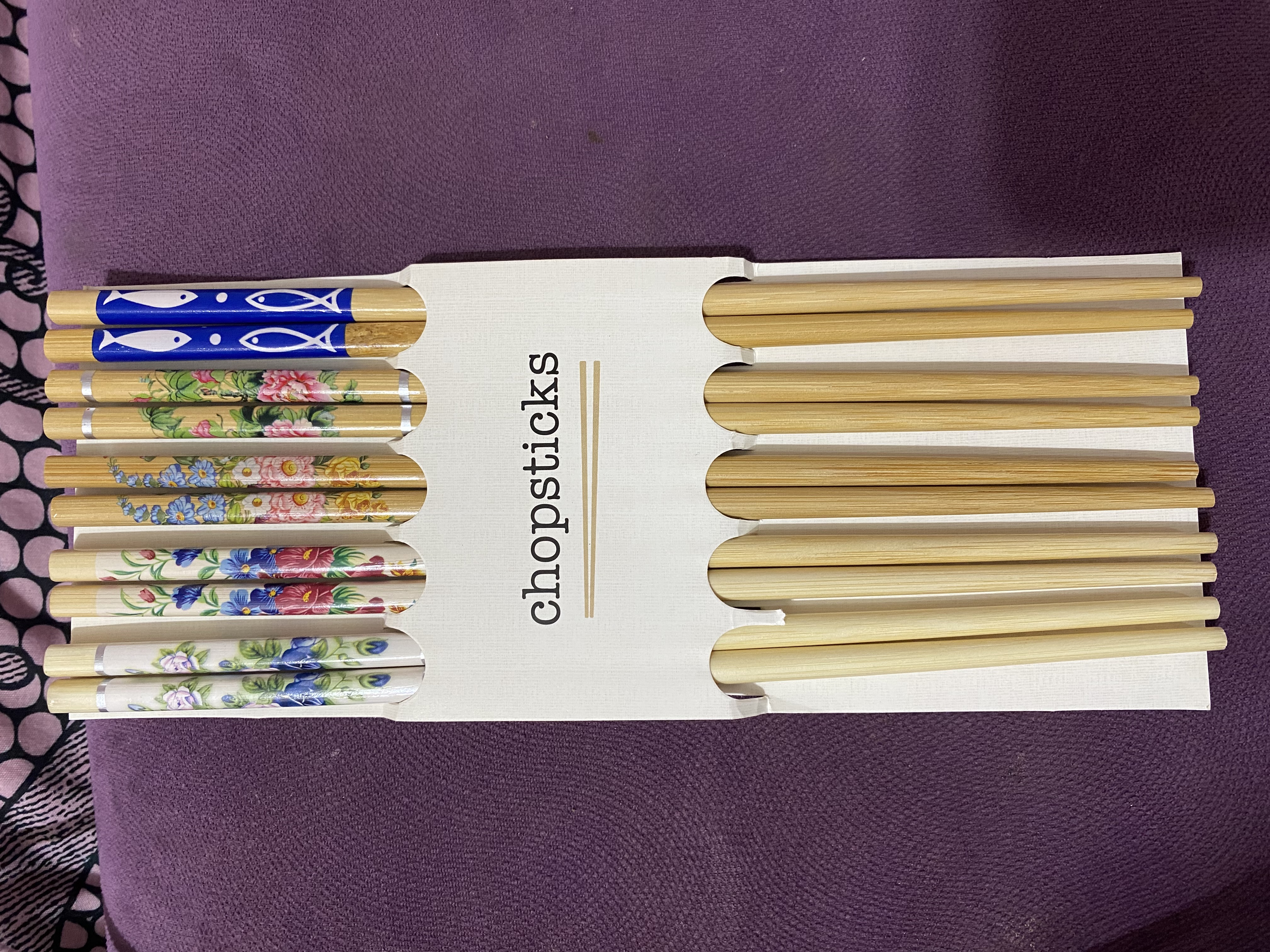 چاپستیک با چوب بامبو🥢