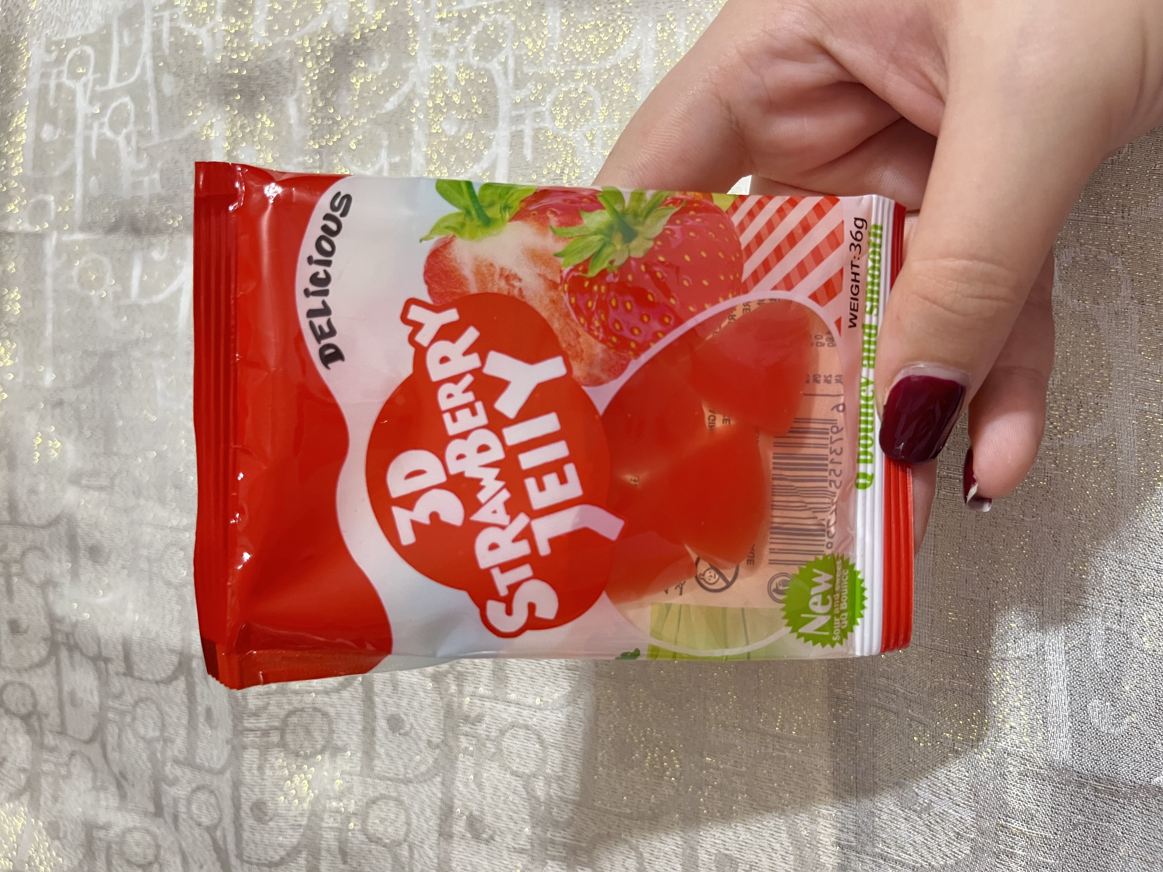 ژله دسری توت فرنگی🍓