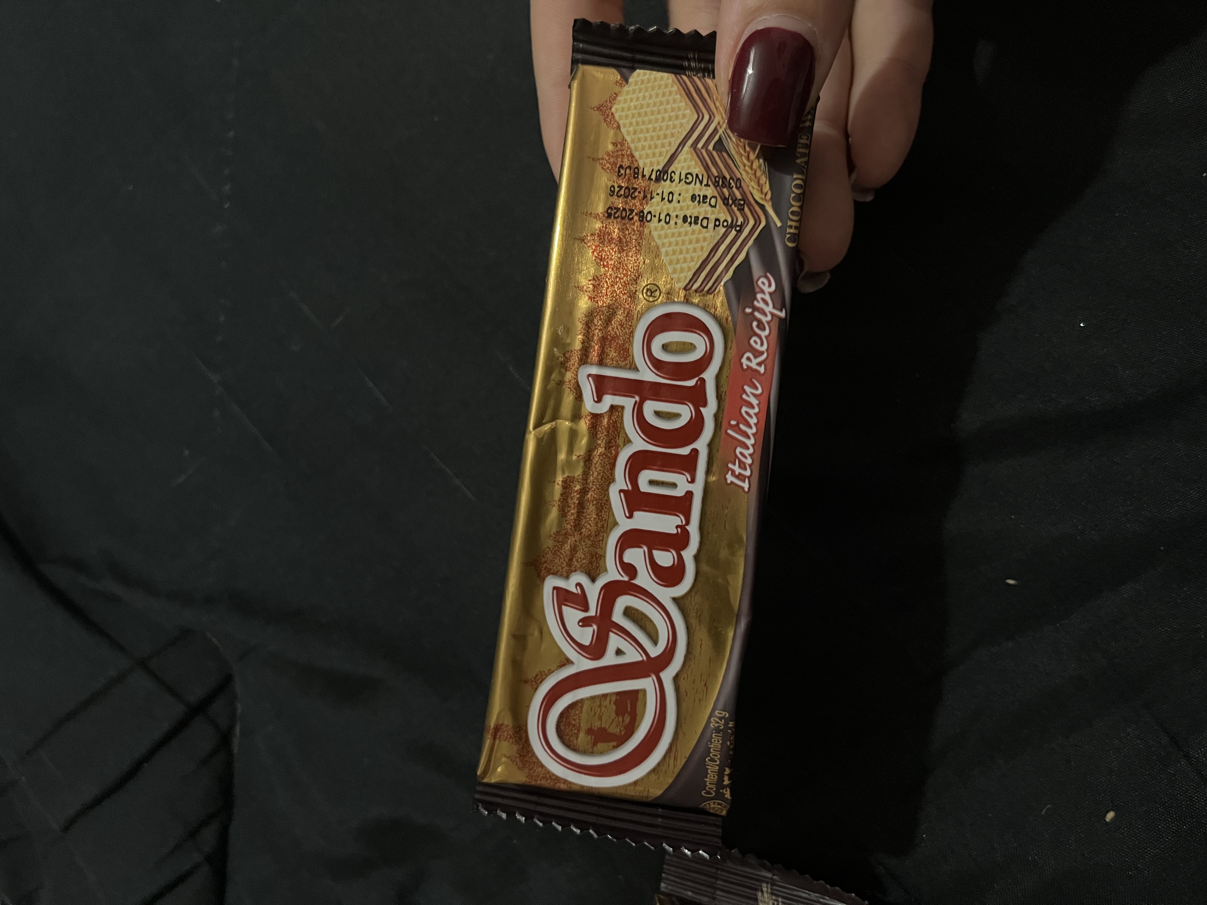 ویفر ساندو با شکلات نوتلا🍫